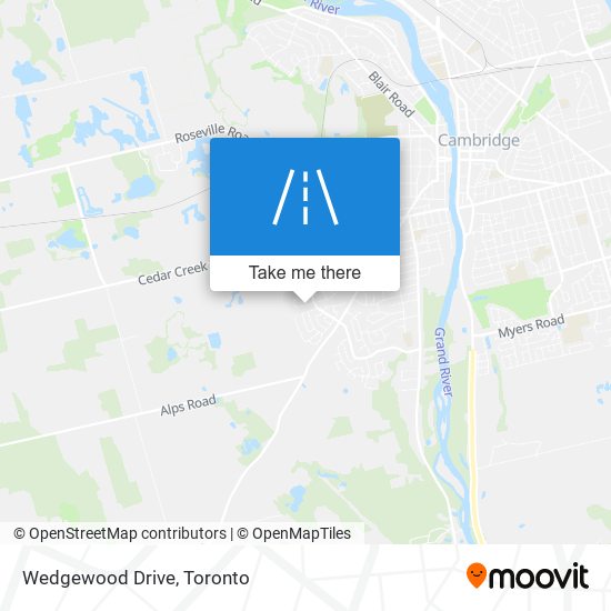 Wedgewood Drive map