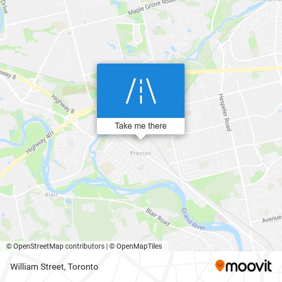 William Street map