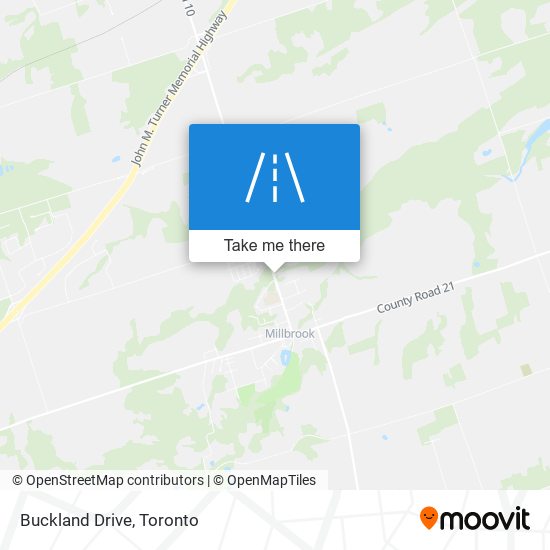 Buckland Drive map