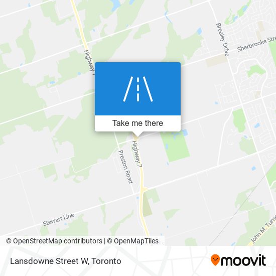 Lansdowne Street W plan