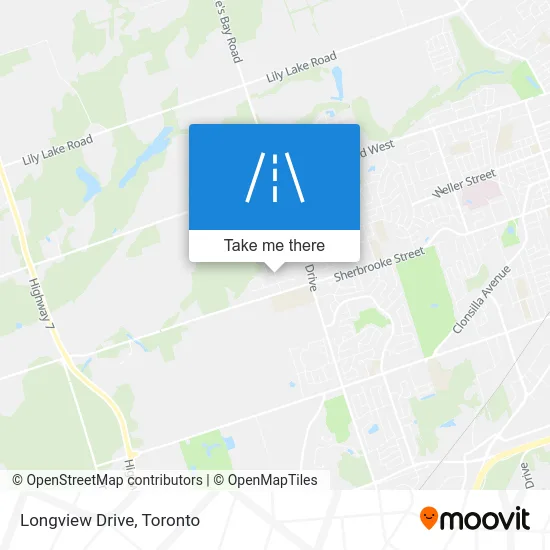Longview Drive map