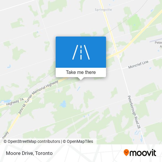 Moore Drive map