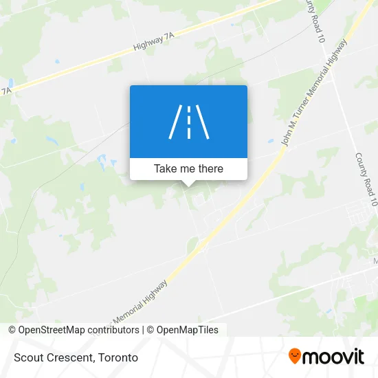 Scout Crescent map