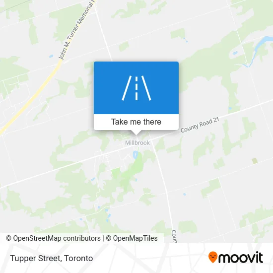 Tupper Street map