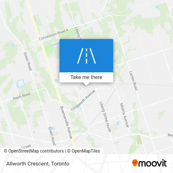 Allworth Crescent map