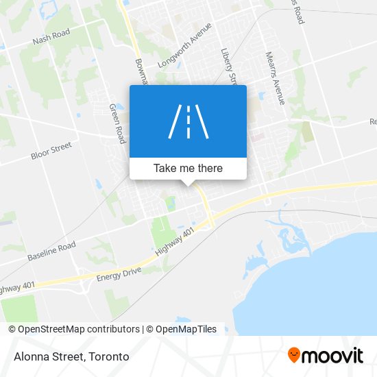 Alonna Street map