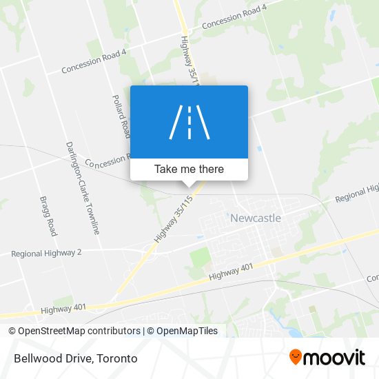 Bellwood Drive map