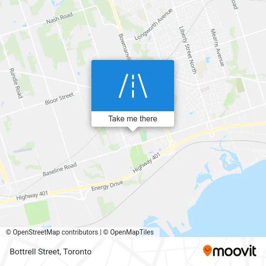 Bottrell Street map