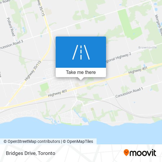 Bridges Drive map