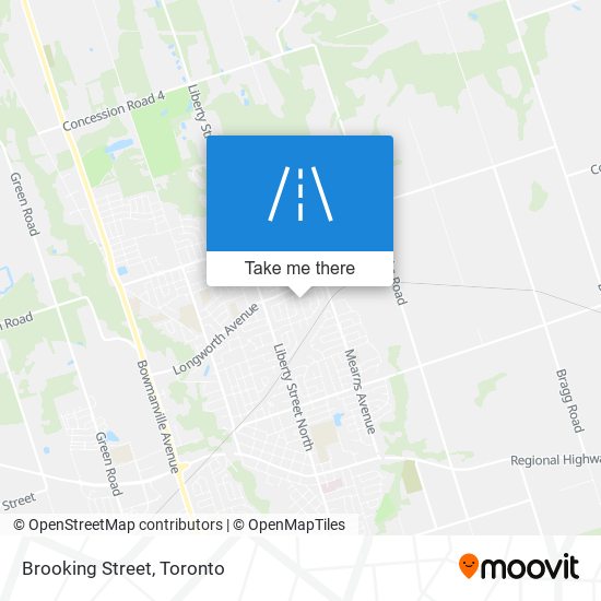 Brooking Street map