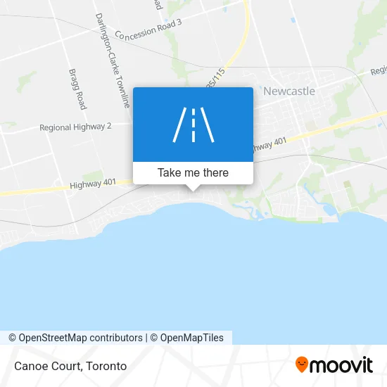 Canoe Court map