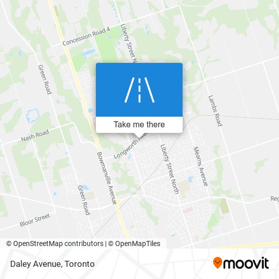 Daley Avenue map