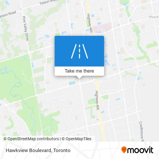 Hawkview Boulevard map