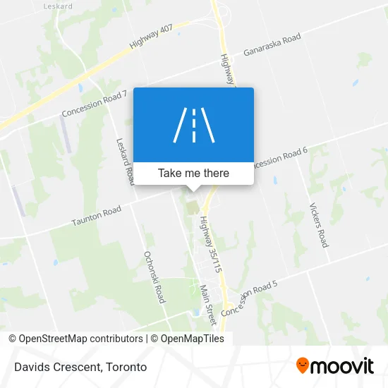 Davids Crescent map