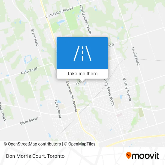 Don Morris Court map