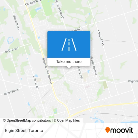 Elgin Street map