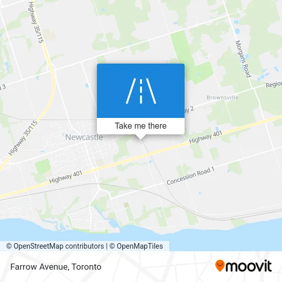 Farrow Avenue map