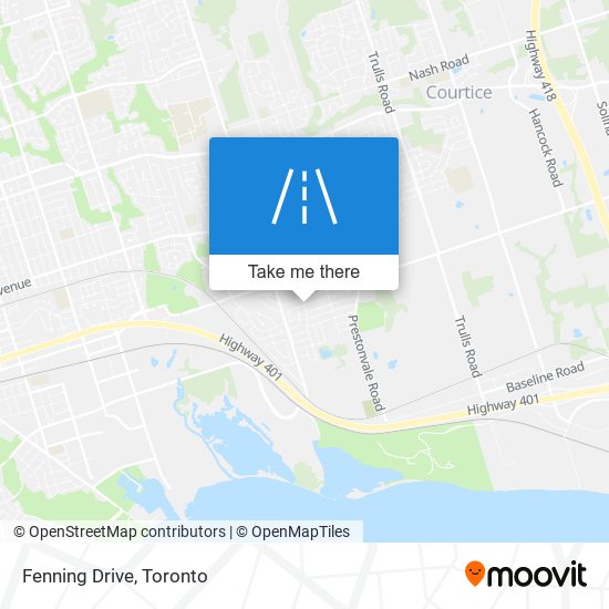 Fenning Drive map