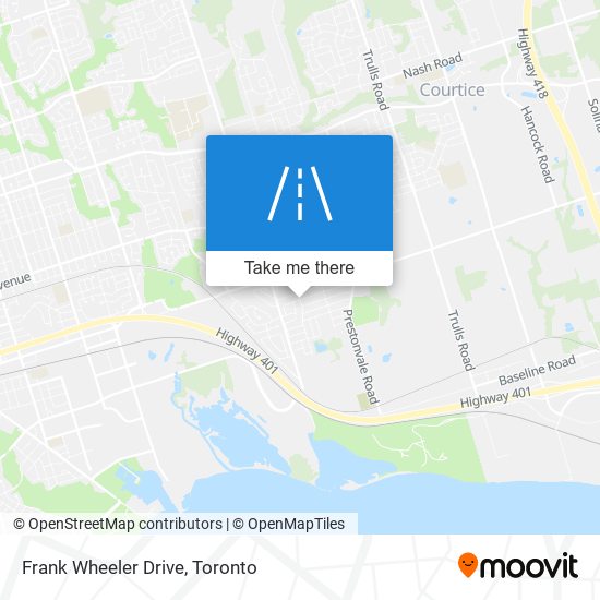 Frank Wheeler Drive map