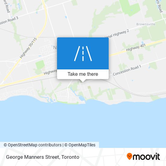 George Manners Street map
