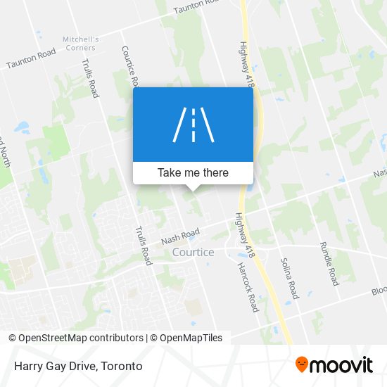 Harry Gay Drive map