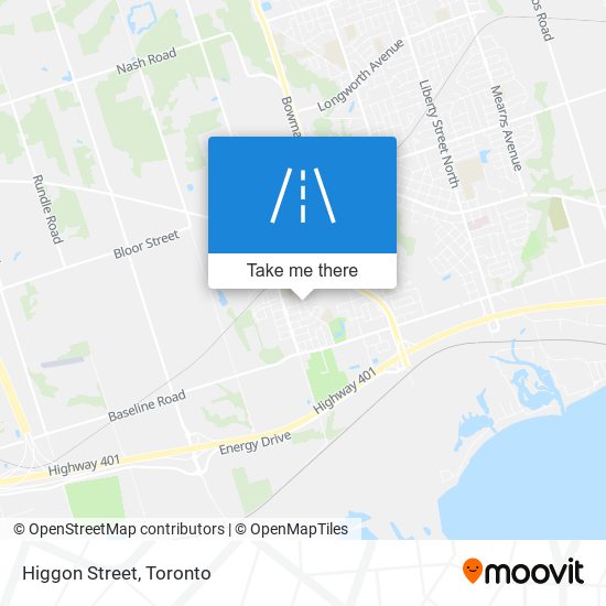 Higgon Street map