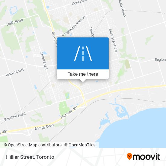 Hillier Street map