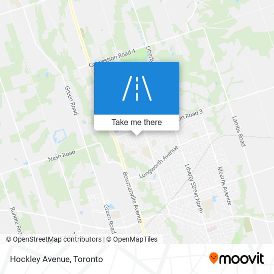 Hockley Avenue map