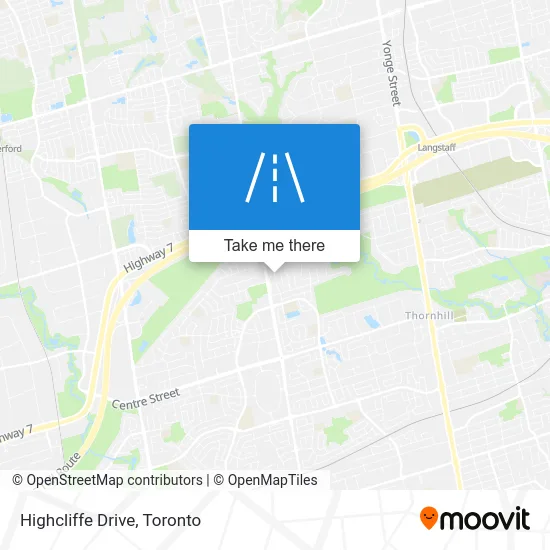 Highcliffe Drive map