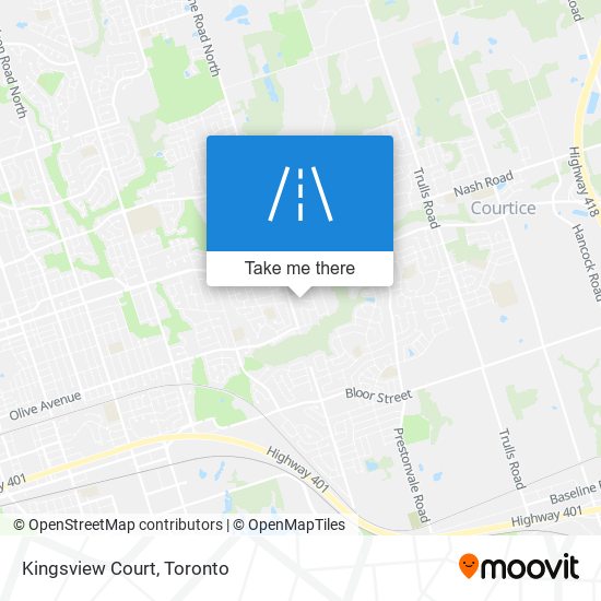 Kingsview Court map