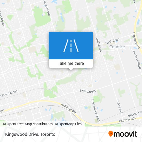 Kingswood Drive map