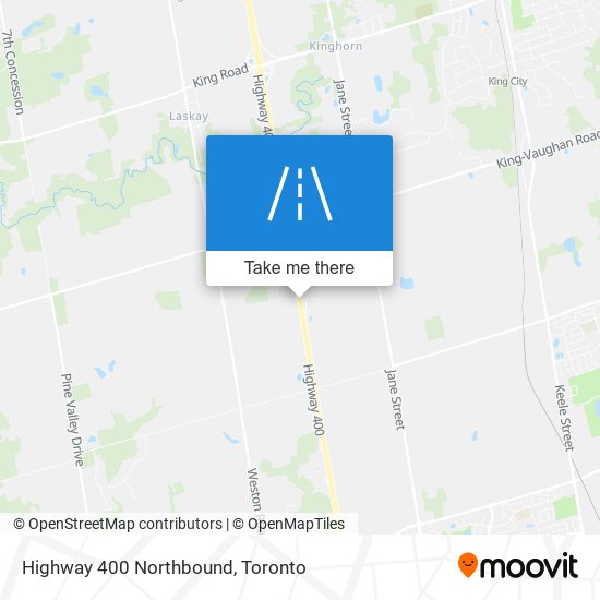 Highway 400 Northbound plan