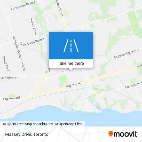 Massey Drive map