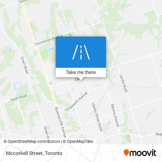 Mccorkell Street map