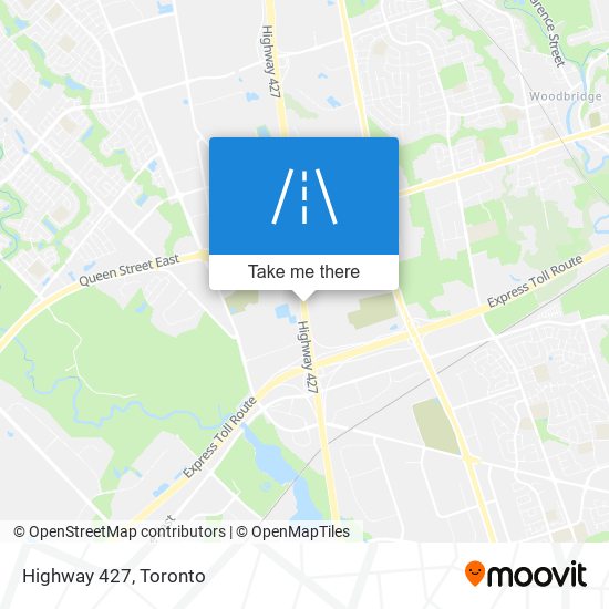 Highway 427 map