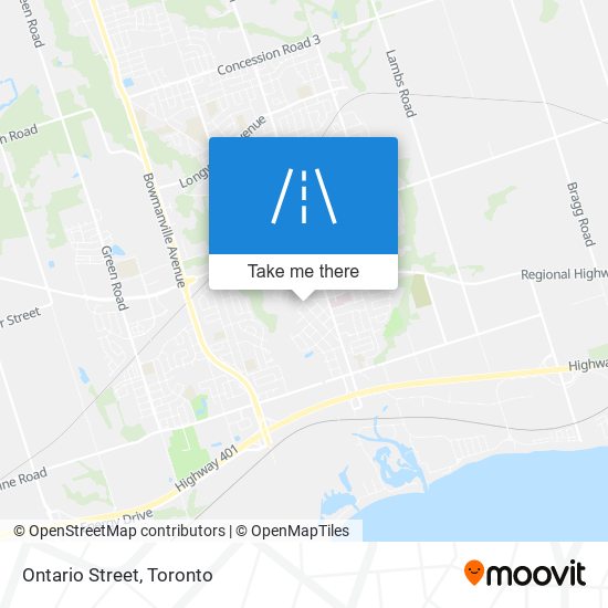 Ontario Street map