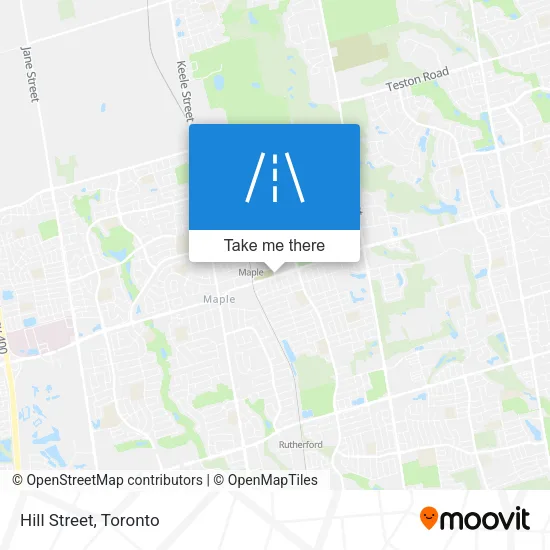 Hill Street map