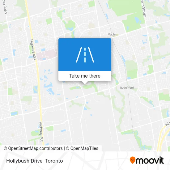 Hollybush Drive map