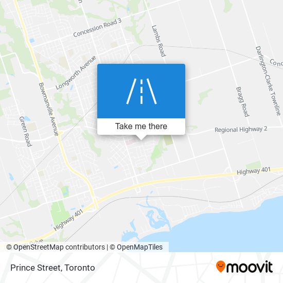 Prince Street map