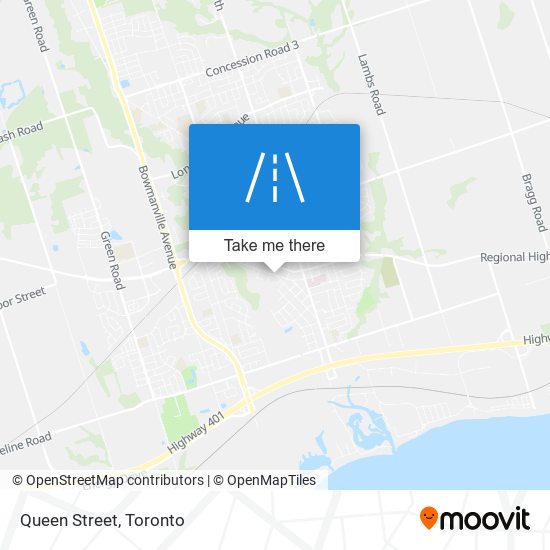 Queen Street map