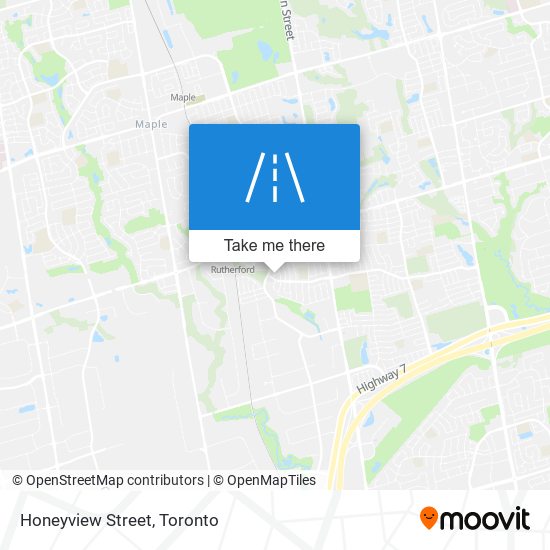 Honeyview Street map