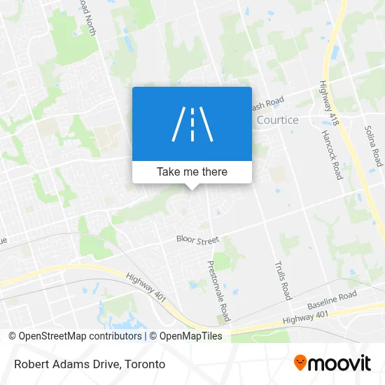 Robert Adams Drive map
