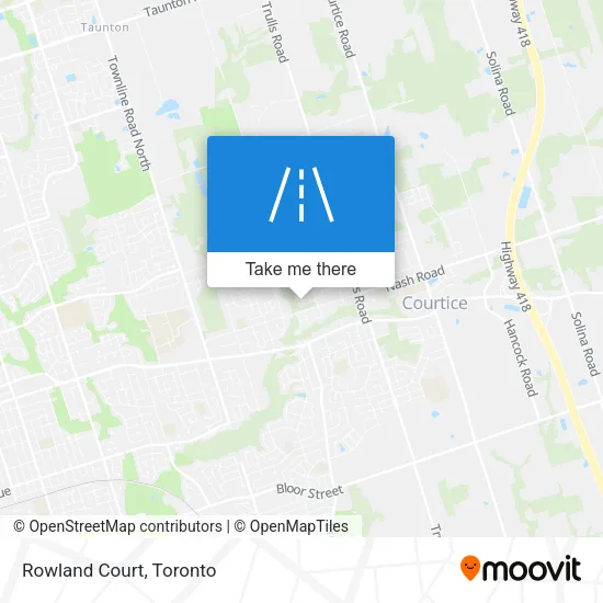 Rowland Court map