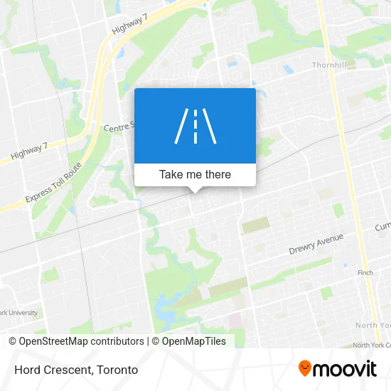 Hord Crescent map