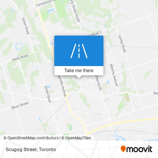 Scugog Street map