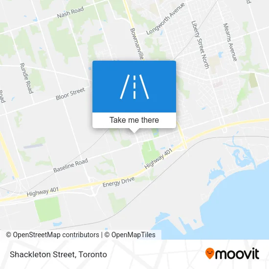 Shackleton Street map