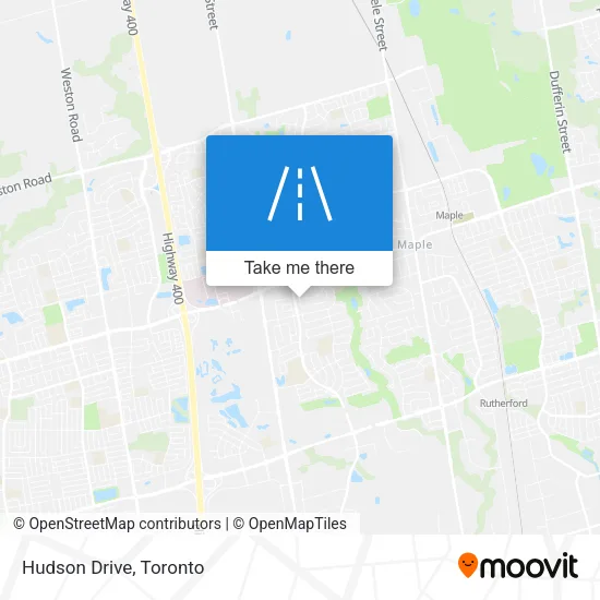 Hudson Drive map