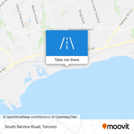 South Service Road plan