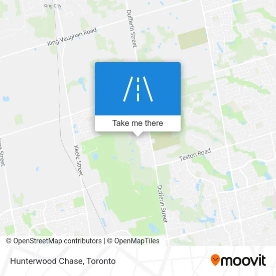 Hunterwood Chase map