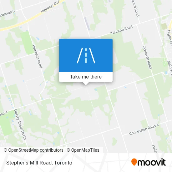 Stephens Mill Road map